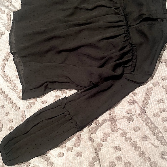 Choker sheer polka dot blouse - Picture 5 of 5